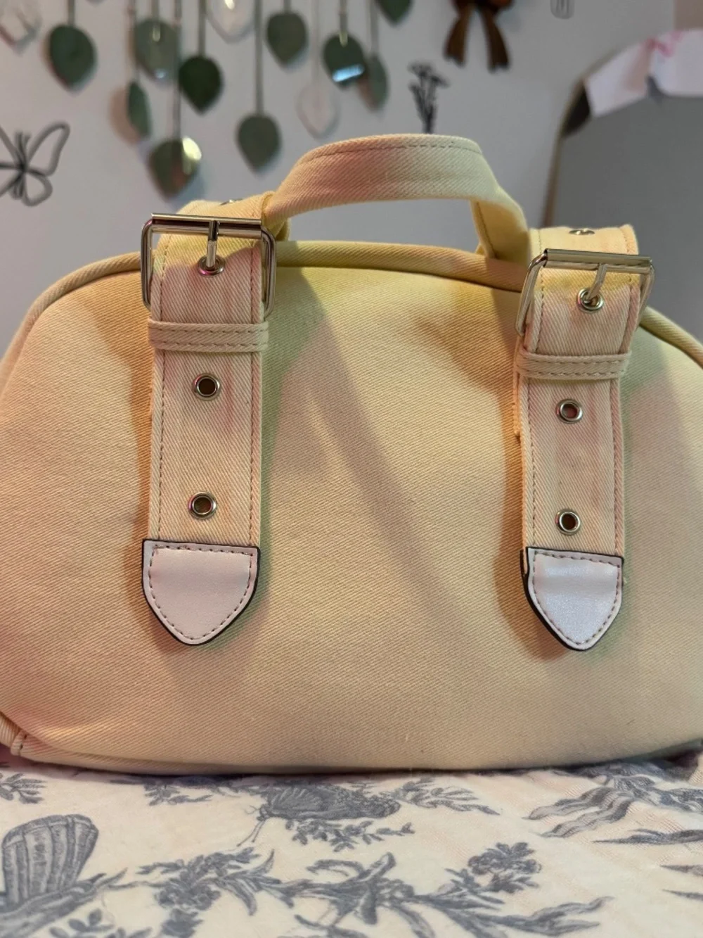 True Religion Multi-Patch Satchel